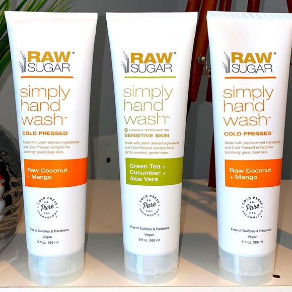 Set of 3 Raw Sugar Hand Wash - Picture 3 of 5